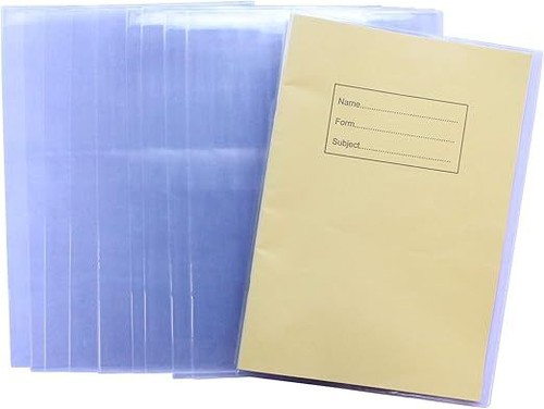 Bright Ideas durchsichtige PVC-Bucheinbände. A4+, 250 Mikron, PK10 Abdeckungen