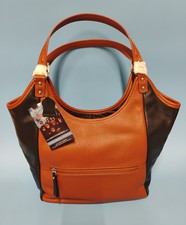 Nos Gun Toten Mamas Gtm-96cinm Blackcinnamon Leather Conceal Carry Purse New