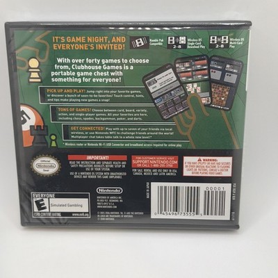 Games Nintendo Ds Clubhouse Games Ds Game List Clubhouse Games DS Game