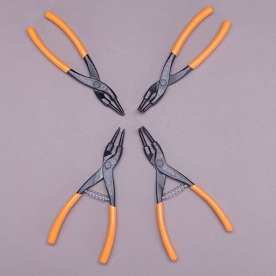 SEEGER BETA TOOLS 1031/S4 SERIES OF 4 PLIERS ELASTIC RINGS SAFETY