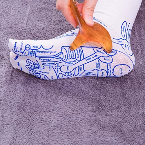 Reflective socks with massage tools for foot massage relief therapy. - Bild 12 von 23