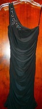 Little Black Dress Sexy Tight Form Fitting Women's Juniors Small By "deb"