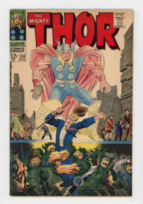 Thor 138 as I suspected, trolls below! FN+ 6.5 nice Marvel silver age