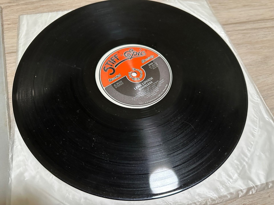 Lene Lovich Stateless 1979 Cover Still In Shrink WrapVinyl Is VG+