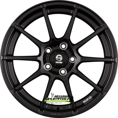 4x Sparco Assetto Gara matt black 8x19 ET30 - LK5/112 ML73.1 Felge Alu