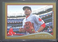 2014 Topps Update Rookie Gold #US-301 Mookie Betts No 231 of 2014