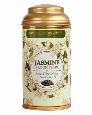 SAN CHA Jasmine Pearls, Dragon Pearls Green Imported From Fujian, China 50 gm