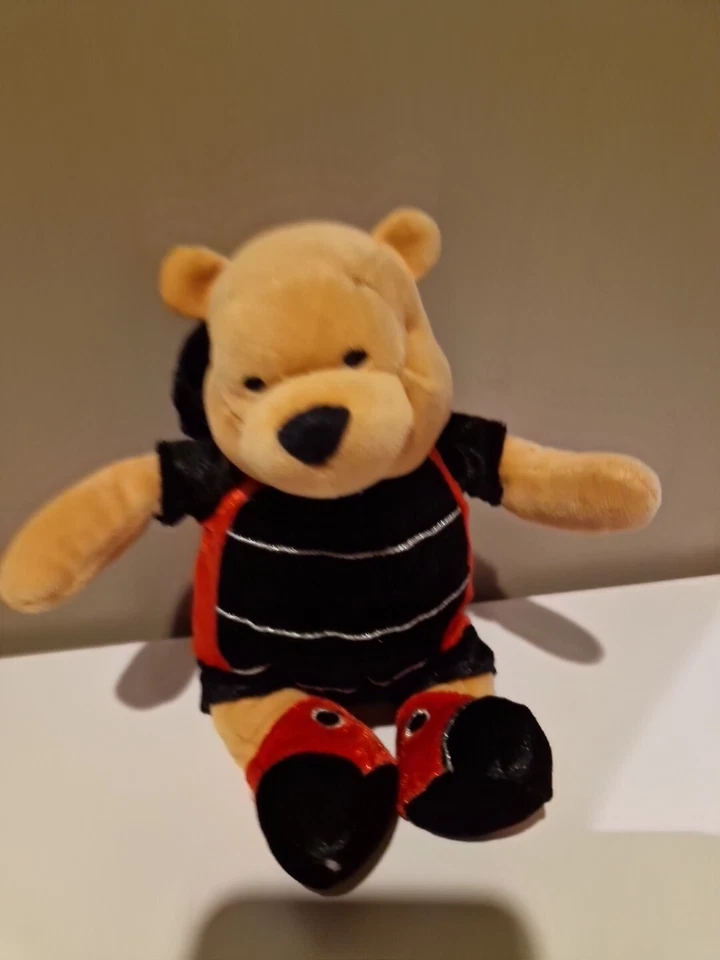 Doudou Ours Nicotoy  Winnie The Pooh Peluche Winnie L'ourson Abeille 22 Cm - Photo 1/3
