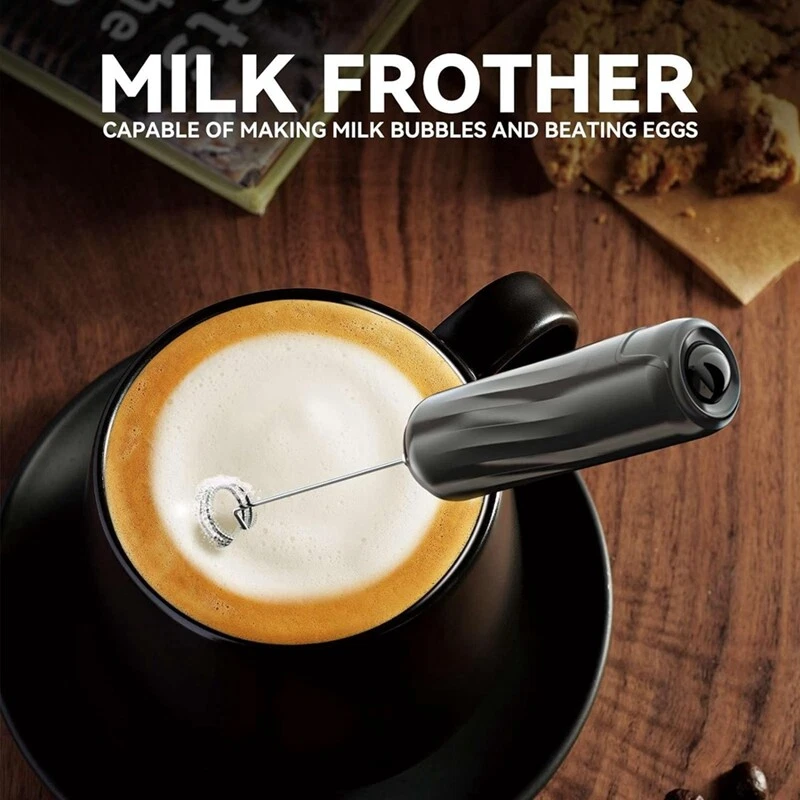Milk Frother Wand Drink Mixer Handheld Frother Electric Whisk,  Blender and4201