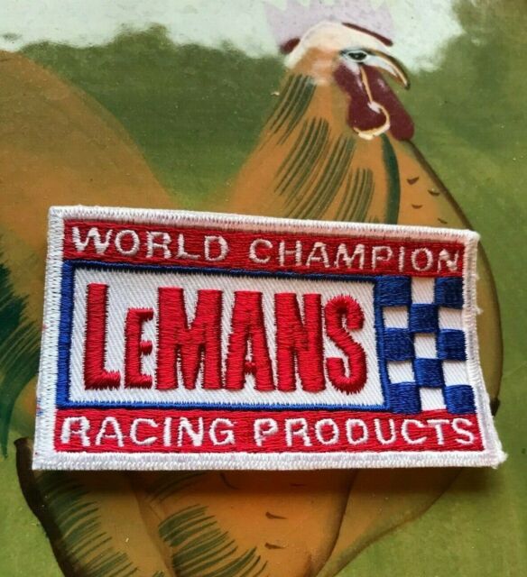 Vintage LeMans Race Car Steve Mcqueen / Motorcycle Patch #2 Racing Oil NOS RH9857