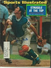 Jerry Grote Autographed Sports Illustrated Magazine Full 6/21/71