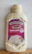 Smuckers Magic Shell Unicorn White Ice-cream Topping! Brand NEW Bottle!