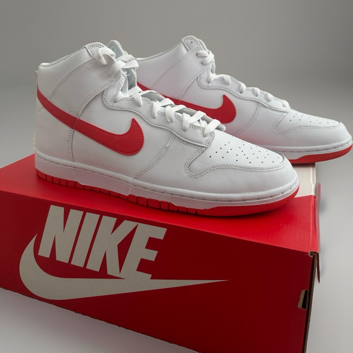 Nike dunk high red size 12 Nike Dunk High Championship Red for Sale - Authenticity  main image 2