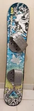 ESP Freeride 110 Kids Snowboard with Bindings training board griffin beast blue