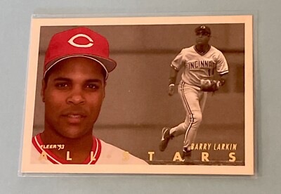 1993 Fleer All-Star #4 of 12 Barry Larkin ALL STAR MLB HOF