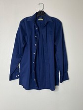 Chaps Mens Regular Fit Comfort Stretch Wrinkle-Free Button-Down Shirt 15 32/33