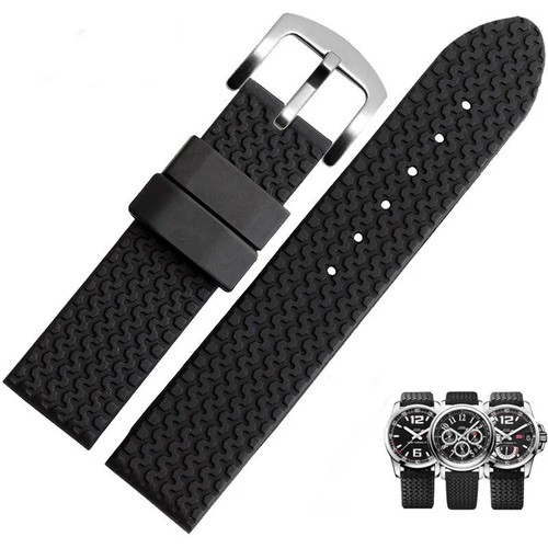 21 23 mm Silikon Uhrenarmband Armband für Mille Miglia Chronograph Chopard 16... - Bild 2 von 12