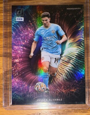 JULIAN ALVAREZ 2023 DONRUSS FIFA NIGHT MOVES #8 SOCCER SP CASE HIT MANCHESTER