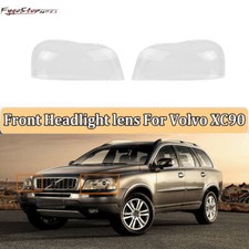 Headlight Headlamp Lens Cover Fits For Volvo XC90 2004-2014 Lampshade LH+RH