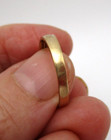 10K Yellow Gold Diamond Cross Engagement Solitaire Ring Size 7 [R198] — photo 9