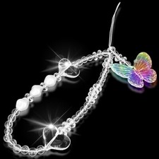 Add a Touch of Magic:Transparent Butterfly Chain with Gradient Colors for Daily