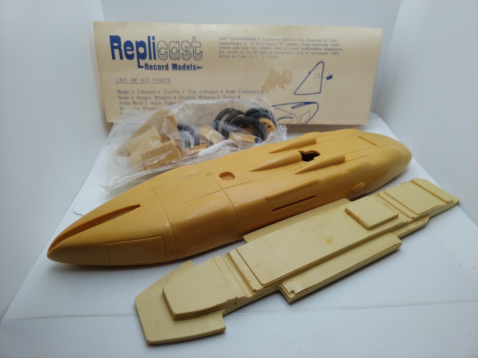 Replicast Record Models 1/43 Kit George Eyston's Thunderbolt 1937 ...