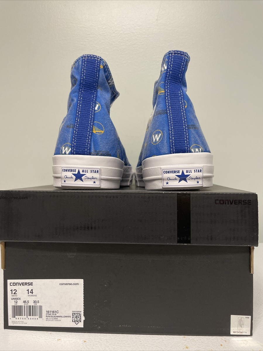 Converse MEN\'S Golden State Warriors Chambray SHOE Golden State Warriors Converse Chambray High Top Sneaker  main image 2