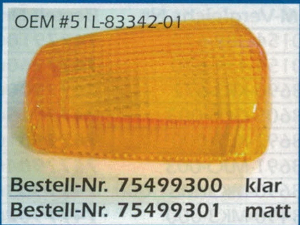 Pour YAMAHA XJ 600 N Diversion - Cabochon de clignotant - 75499300