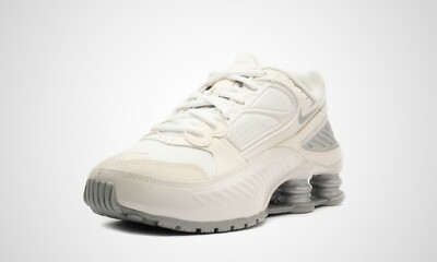 nike beige shox enigma 9000 trainers