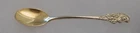 Rare, Vintage Gorham 1895 Sterling Salt Spoon Pattern #9--w/Gold Washbowl-3 1/8"