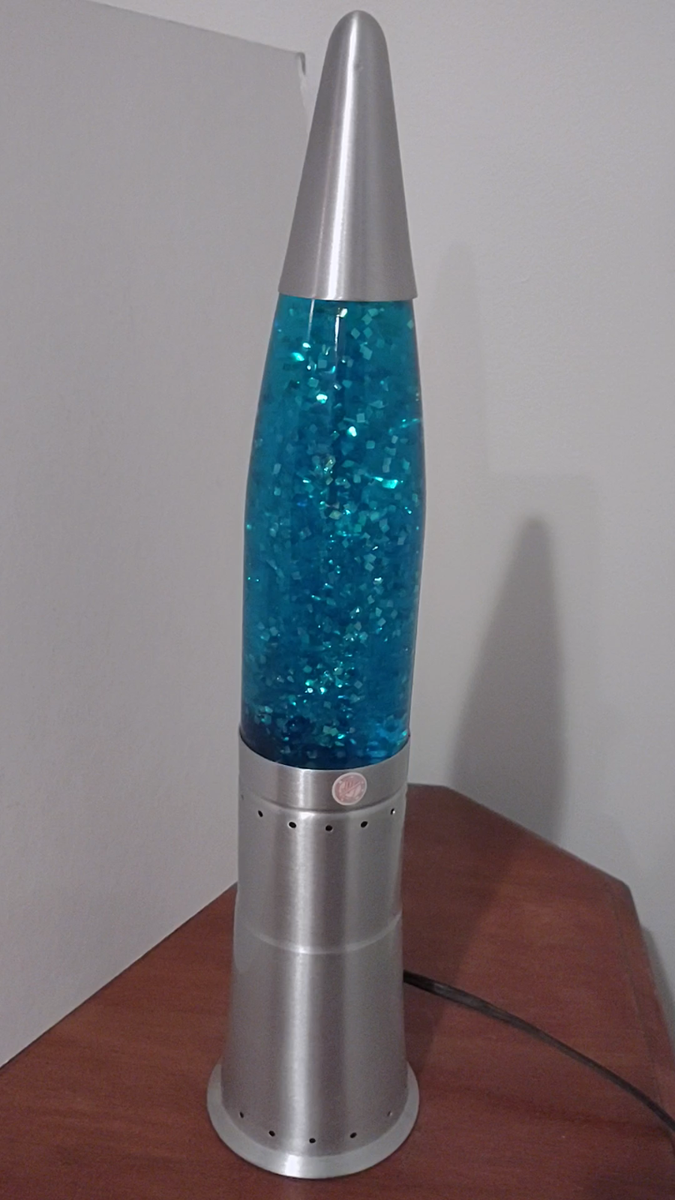 Lampe à lave scintillante vintage : lumière d'ambiance rétro