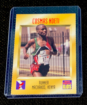 COSMAS NDETI ROOKIE RARE SPORTS ILLUSTRATED FOR KIDS SI KENYA BOSTON MARATHON