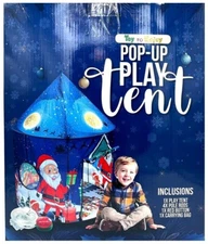 Christmas Kids Tent Set with LED Lights and Yuletide Music (DB)