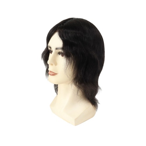 Women Human Hair Wig Full Head Wigs French Lace Short Hair Medium Size 6'' - Picture 10 of 11