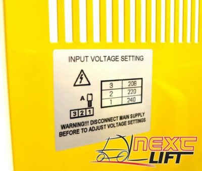 NEW 48 VOLT 60 AMP 240V SINGLE PHASE FORKLIFT CHARGER 48V 208V