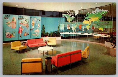 Postcard Hershey PA Pennsylvania Hershey Chocolate Co Visitors Reception Center