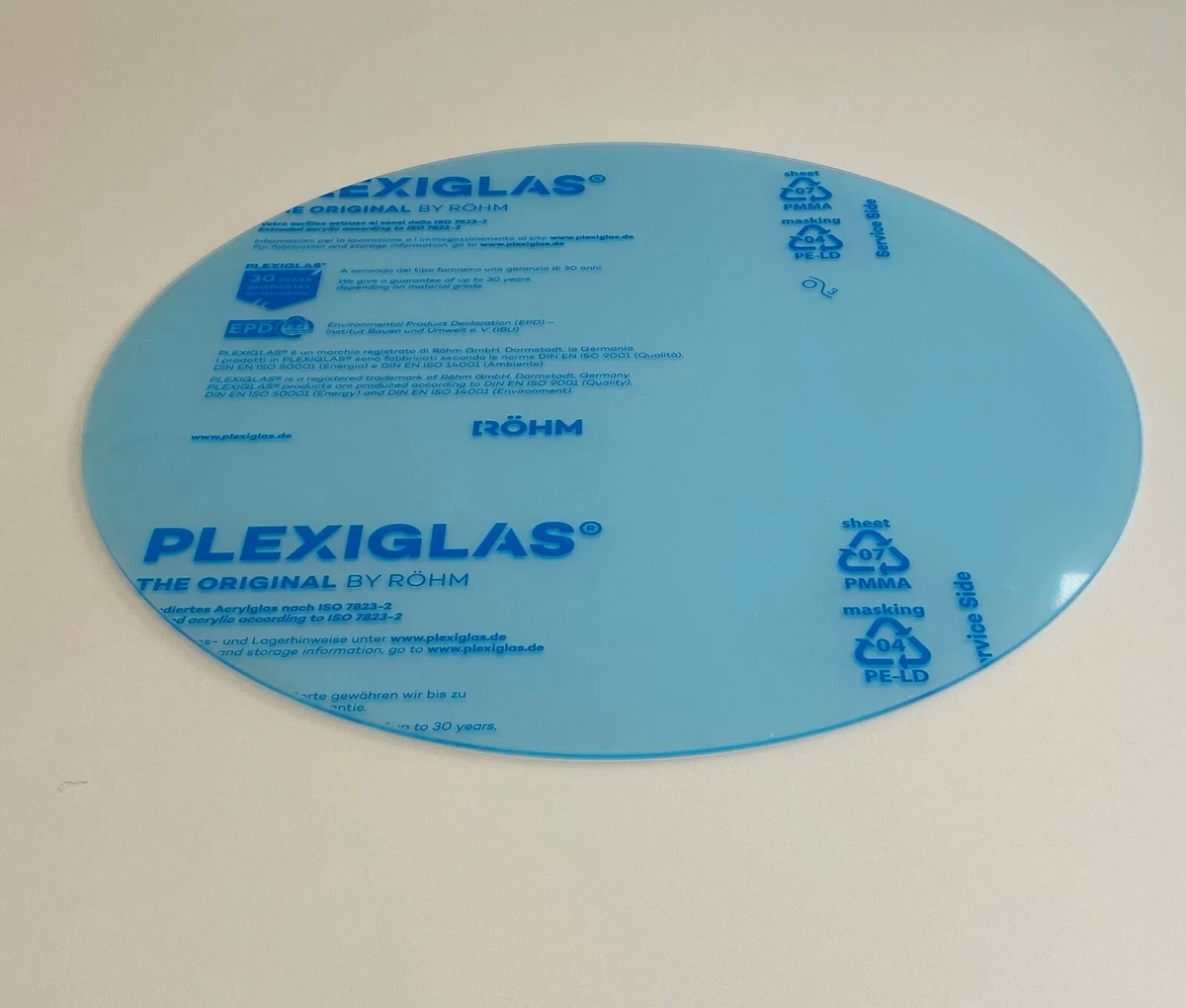 Plexiglas Acrylglas Kreis rund Scheibe | Deutschland