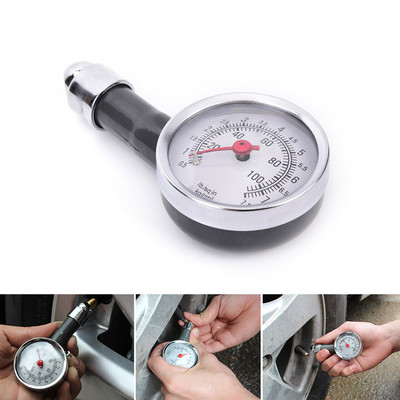 New Auto Motor Car Truck Bike Tyre Tire Air Pressure Gauge Dial Meter VehiclRSYR