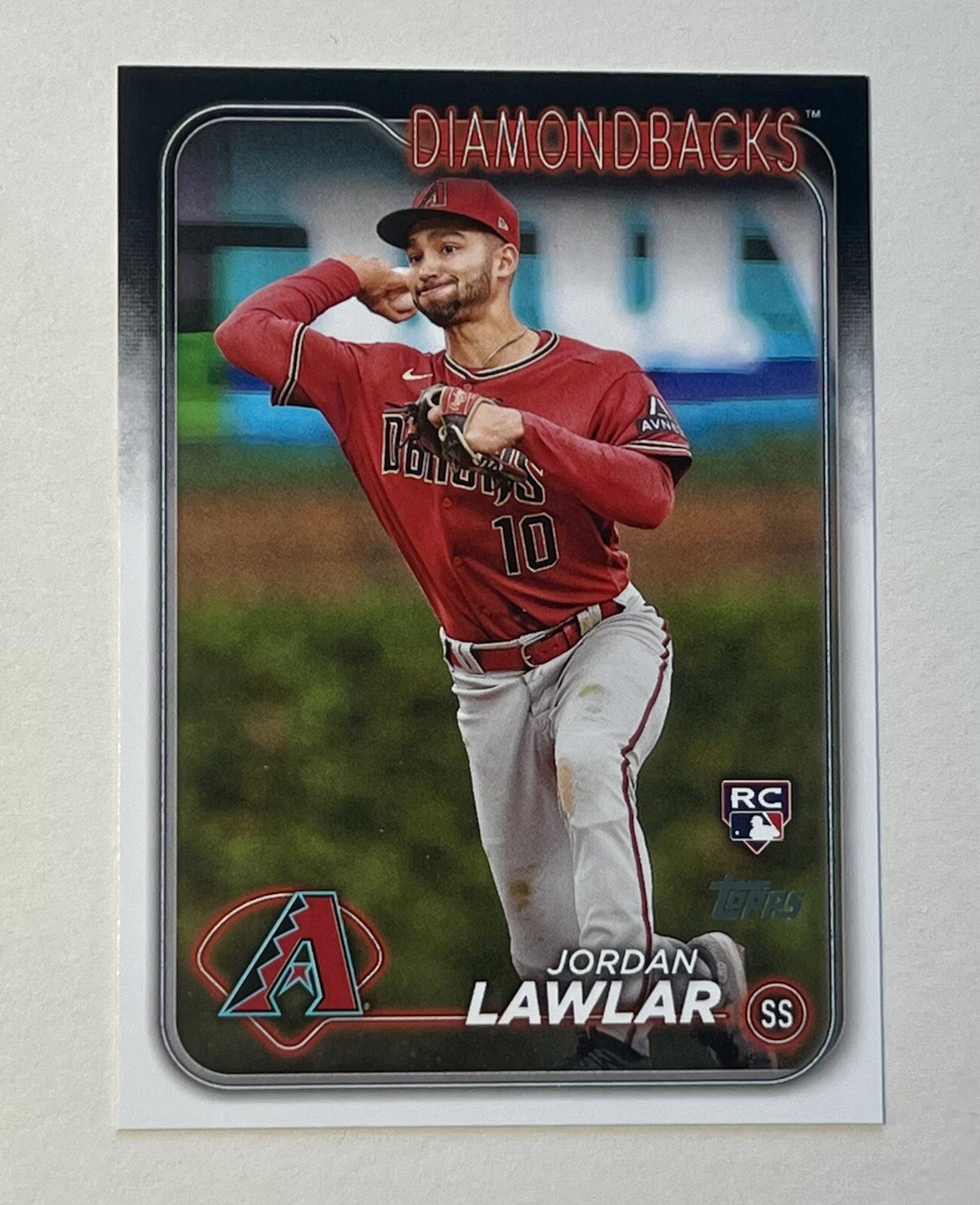 2024 Topps Series 2 Jordan Lawlar RC #451 Arizona Diamondbacks