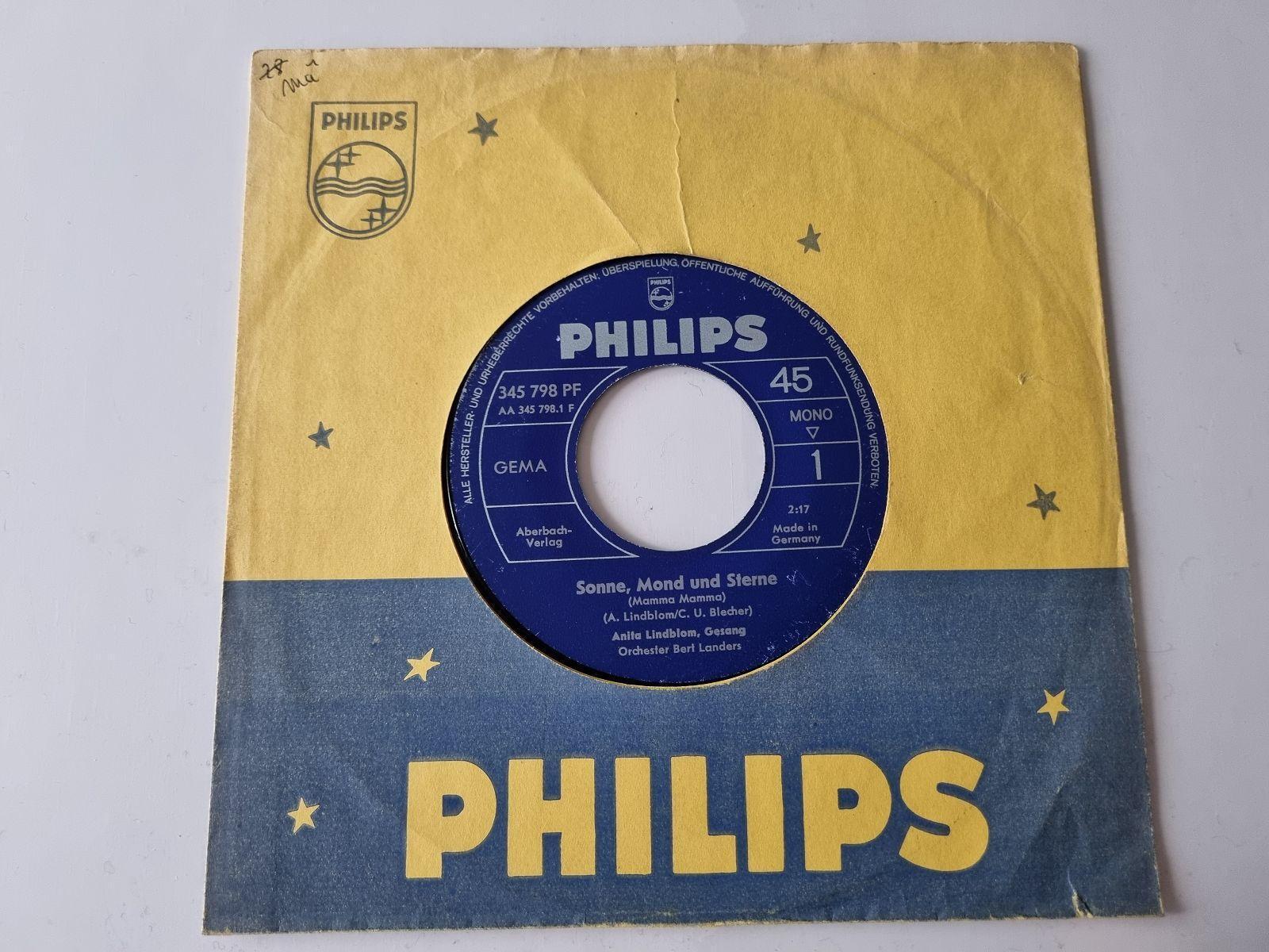 7"" Single Anita Lindblom - Sonne, Mond und Stern Vinyl Germany