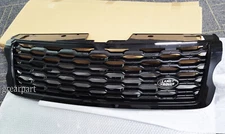 GRILL W/Emblem FOR RANGE ROVER L405 VOGUE 2013-2017 GRILLE UPGRADE GLOSS BLACK