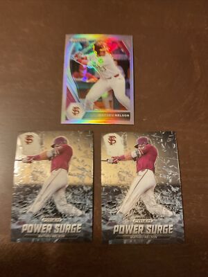 2021 Panini Prizm Draft Pick Reds Prospect Matheu Nelson Prizm & Inserts Cards