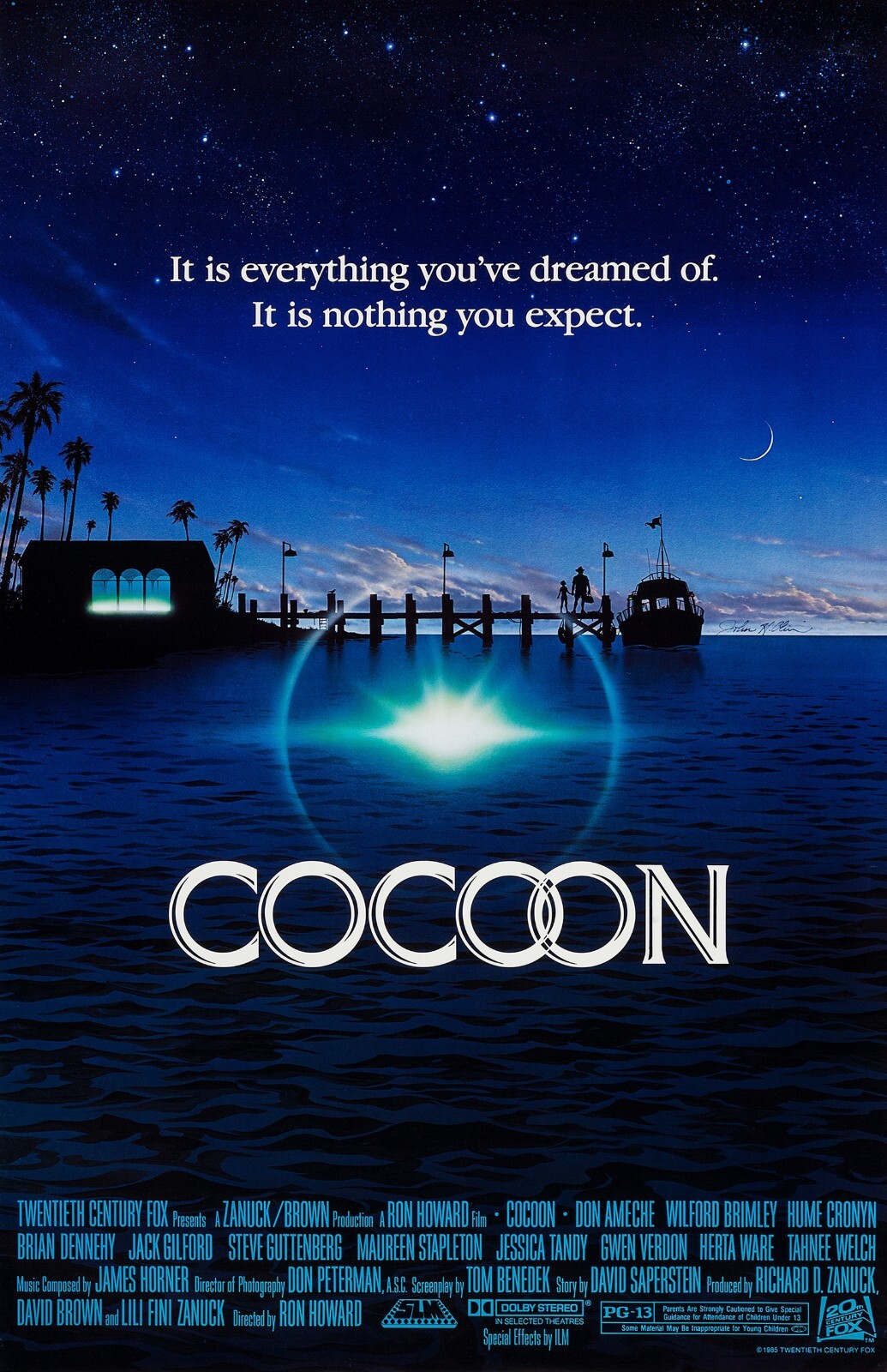 Cocoon movie poster - 11" x 17" - Steve Guttenberg