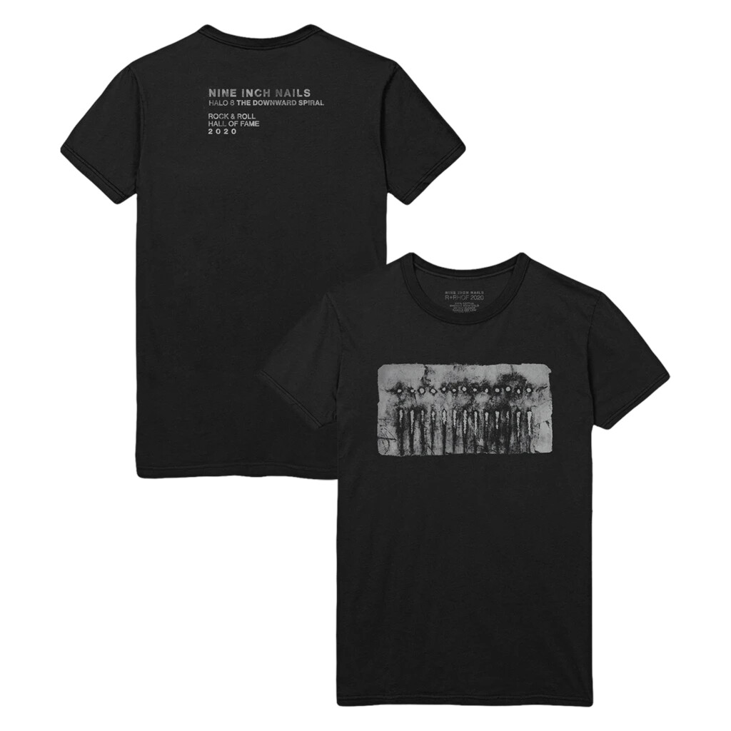Nine Inch Nails The Downward Spiral R+RHOF 2020 Shirt Black Size