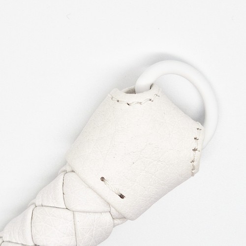 Mulberry Small IRIS Top Handles Strap Calf Leather Rare White Grey Chain Handle - Picture 9 of 15