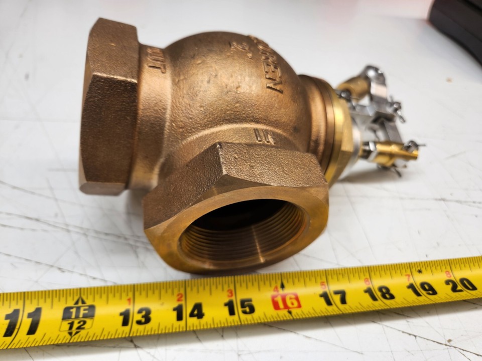 Gadren GHL200 2" Bronze Globe Lever Valve for Hot Water NO Rod or Float USA NeW eBay