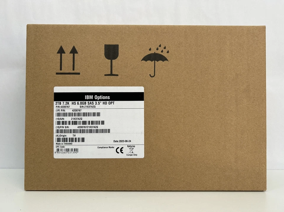 IBM 2TB 42D0767 42D0771 42D0768 7.2K SAS 6Gbs 3.5'' Hard Drive HDD - Image 4 of 4