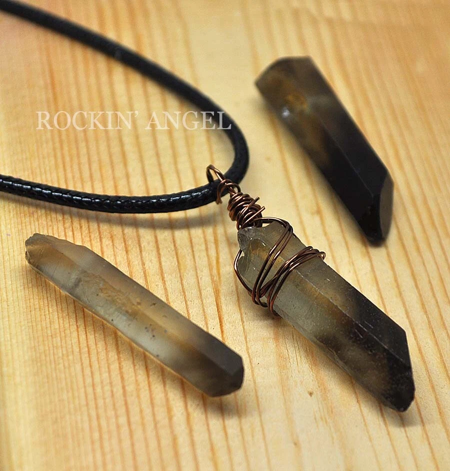 Smoky store quartz pendant