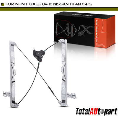Plug-and-Play Power Window Regulator With Motor For Nissan Titan (2004-2015) – Front Left Driver Side