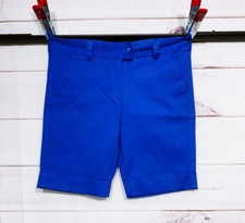 The Limited Womens Shorts Size 12 Blue Flat Front Pockets